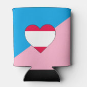 Leeftijdsrol Trots Vlag Blikjeskoeler (Achterkant)