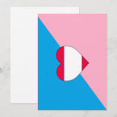 Leeftijdsrol Trots Vlag Feestdagenkaart (Voorkant / Achterkant)