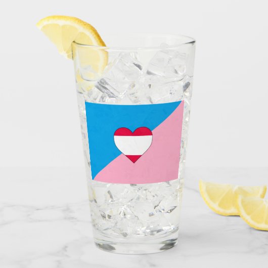 Leeftijdsrol Trots Vlag Glas (Voorkant ijs)
