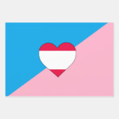 Leeftijdsrol Trots Vlag Inpakpapier Vel (Voorkant 2)
