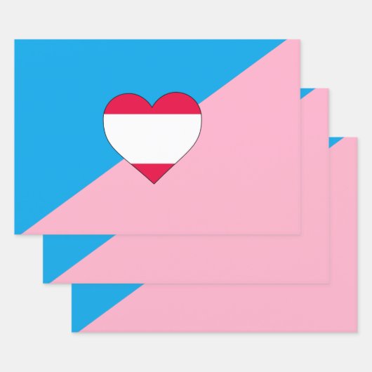 Leeftijdsrol Trots Vlag Inpakpapier Vel (Set)