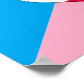 Leeftijdsrol Trots Vlag Poster (Hoek)
