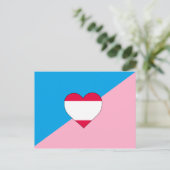 Leeftijdsrollenspel Pride-vlag Briefkaart (Staand voorkant)