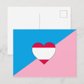 Leeftijdsrollenspel Pride-vlag Briefkaart (Voorkant / Achterkant)