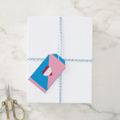 Leeftijdsrollenspel Pride-vlag Cadeaulabel (Met Touw)