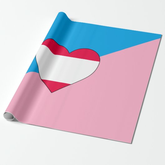 Leeftijdsrollenspel Pride-vlag Cadeaupapier (Uitgerold)
