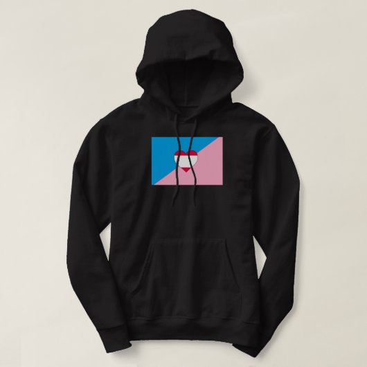 Leeftijdsrollenspel Pride-vlag Hoodie (Design voorkant)