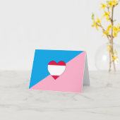 Leeftijdsrollenspel Pride-vlag Kaart (Gele Bloem)