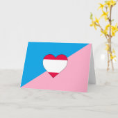 Leeftijdsrollenspel Pride-vlag Kaart (Gele Bloem)
