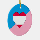 Leeftijdsrollenspel Pride-vlag Keramisch Ornament (Rechts)