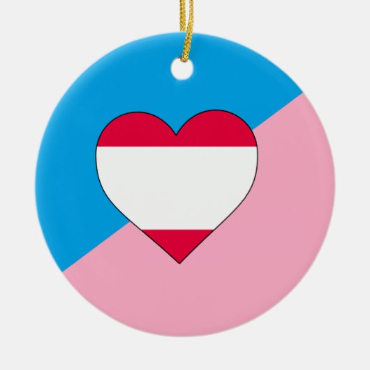 Leeftijdsrollenspel Pride-vlag Keramisch Ornament (Voorkant)
