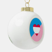 Leeftijdsrollenspel Pride-vlag Keramische Bal Ornament (Links)