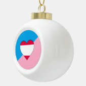 Leeftijdsrollenspel Pride-vlag Keramische Bal Ornament (Rechts)