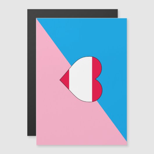 Leeftijdsrollenspel Pride-vlag Magnetische Uitnodiging (Voorkant / Achterkant)