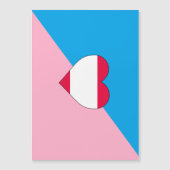 Leeftijdsrollenspel Pride-vlag Magnetische Uitnodiging (Voorkant)