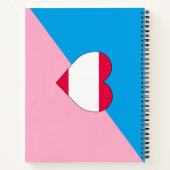 Leeftijdsrollenspel Pride-vlag Notitieboek (Achterkant)