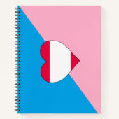 Leeftijdsrollenspel Pride-vlag Notitieboek (Voorkant)