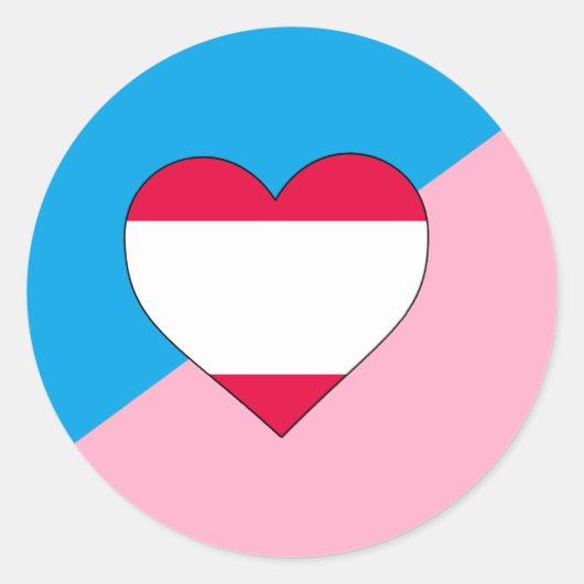 Leeftijdsrollenspel Pride-vlag Ronde Sticker (Voorkant)