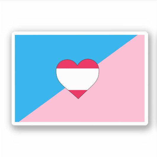 Leeftijdsrollenspel Pride-vlag Sticker (Voorkant)