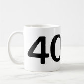 Leeftijdsspecifieke geboortedag-mok| De mythe van  Koffiemok (Links)