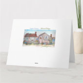 Leeftijdsspecifieke Verjaardag Vrouwelijke Bloemen Kaart (Achterkant)