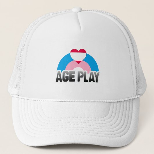 LEEFTIJDSSPEL REGENBOOG TRUCKER PET (Voorkant)