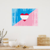 LEEFTIJDSSPEL TROTS VLAG POSTER (Keuken)