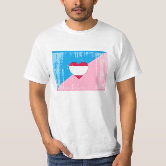 LEEFTIJDSSPEL TROTS VLAG T-SHIRT (Voorkant)