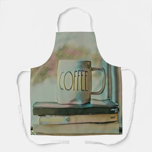 Leeftijdsweergave bibliotheek schort (Voorkant)