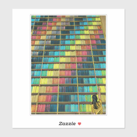 Leeftijdsweergave bibliotheek sticker (Vel)