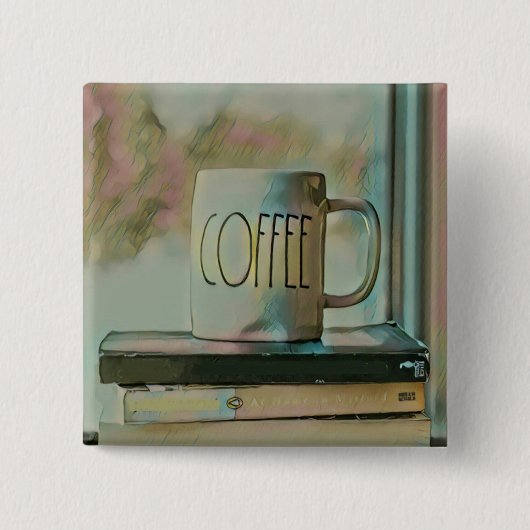Leeftijdsweergave bibliotheek vierkante button 5,1 cm (Voorkant)