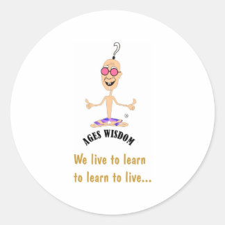 leeftijdswijsheid-empowerment ronde sticker