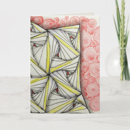 Leeg 5x7 Glanzend Wenskaart - Origineel Art. Bedankkaart