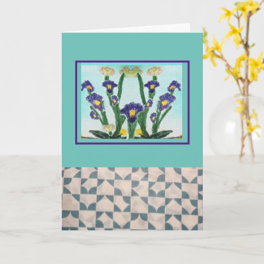 Leeg alle gelegenheden kaart (Gele Bloem)