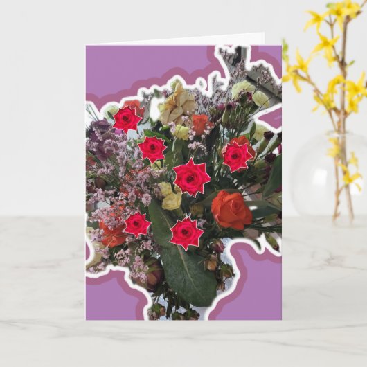 Leeg alle gelegenheden, kaart (Gele Bloem)