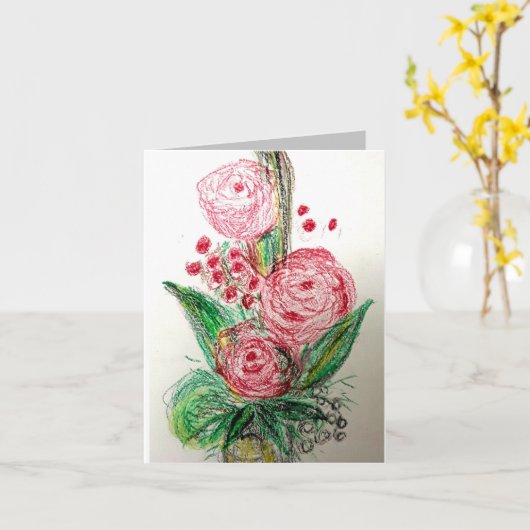 Leeg alle gelegenheden kaart (Gele Bloem)