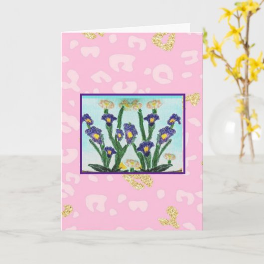 Leeg alle gelegenheden kaart (Gele Bloem)