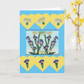 Leeg alle gelegenheden kaart (Gele Bloem)