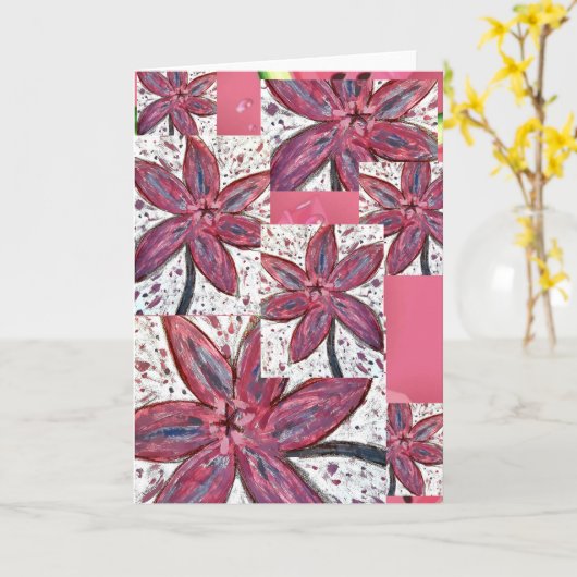 Leeg alle gelegenheden kaart (Gele Bloem)