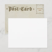 Leeg Antiek Briefkaart aan de voorzijde (Voorkant / Achterkant)