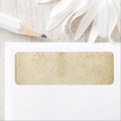 Leeg Antiek gekleurd papieren label (Insitu)