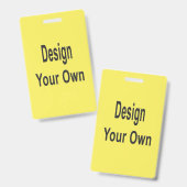 Leeg  badge (Voor- en achterkant)