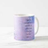 Leeg Binnen Mooie Psalm 67 Zegen Over Ons Koffiemok (Voorkant rechts)