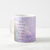 Leeg Binnen Mooie Psalm 67 Zegen Over Ons Koffiemok (Voorkant links)