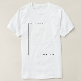 Leeg brein, blijf bevroren t-shirt