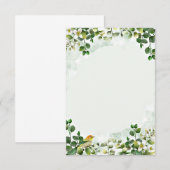 Leeg budget Eucalyptus groen wedding Kaart (Voorkant / Achterkant)