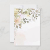 Leeg budget Herfst Bloemen bruiloft Kaart (Voorkant)