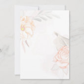Leeg budget Roze rozen Kaart (Voorkant)