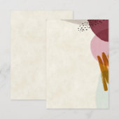 Leeg budget Schilderen moderne stijl trouw  Kaart (Voorkant / Achterkant)