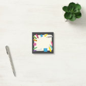 Leeg Canvas met Kleurrijke Kantoorartikelen Rand Post-it® Notes (Kantoor)